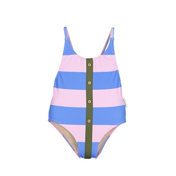 Swimsuit With Buttons Stripes