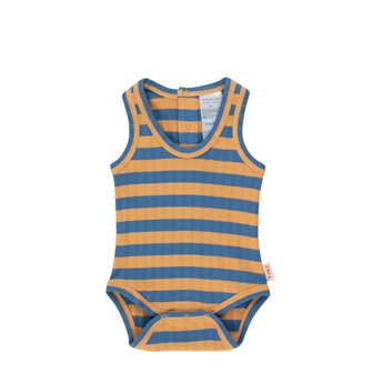 Baby Stripes Body Almond/Blue