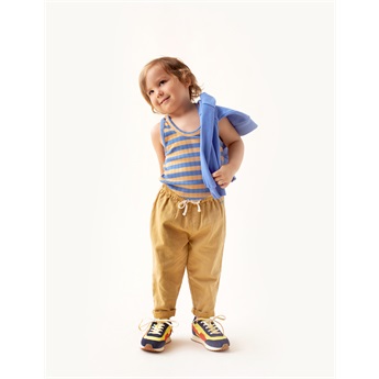 Baby Solid Pants Old Gold