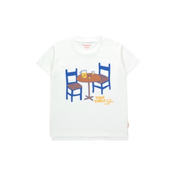 Tiny Table Tee Off White/Ultramrine