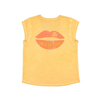 Sleeveless T-Shirt Orange - Lost In Love