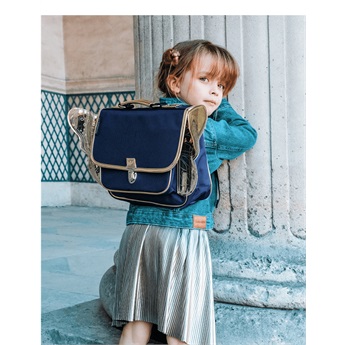 Small Schoolbag - Winged Night Blue