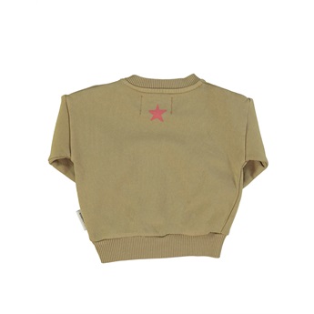 Baby Unisex Sweatshirt Olive ''Heart'' print