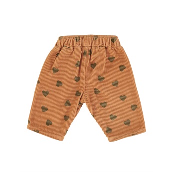 Baby Green Hearts Allover Trousers