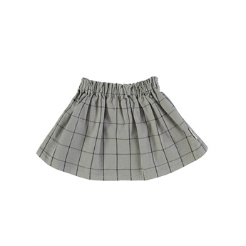 Mini Checkered Grey Skirt