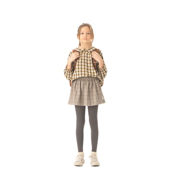 Mini Checkered Grey Skirt