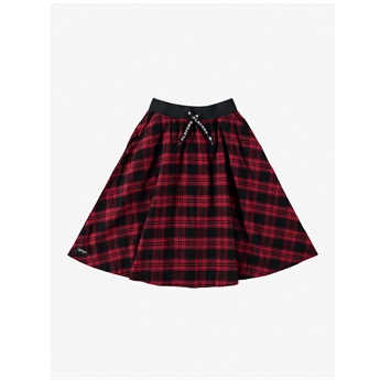 Flannel Midi Skirt