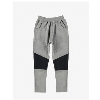 Patch Pants Grey Melange