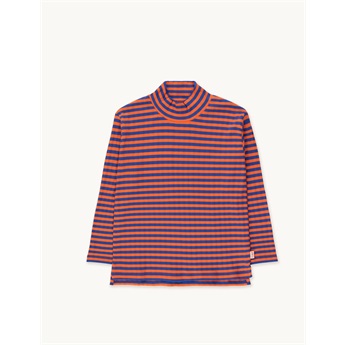 Stripes Mockneck Tee Ultramarine