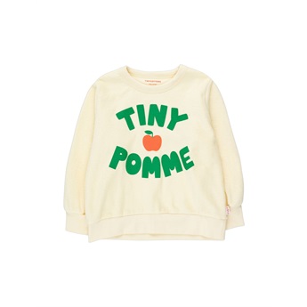 Tiny Pomme Sweatshirt Dusty Yellow/ Grass Green