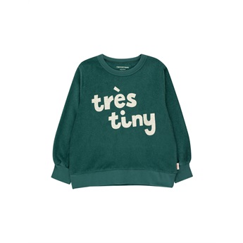 Tres Tiny Sweatshirt Petrol Green/Cream