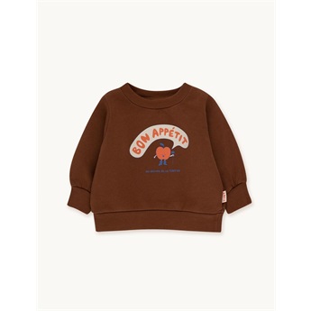 Baby Bon Appetit Sweatshirt Chocolate