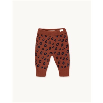 Baby Animal Print Pants Chestnut/Navy