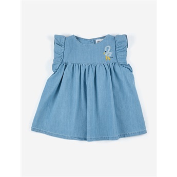 Baby Pelican Ruffle Woven Dress