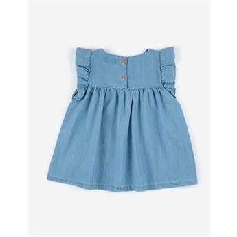 Baby Pelican Ruffle Woven Dress