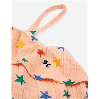 Baby Multicolor Stars All Over Romper