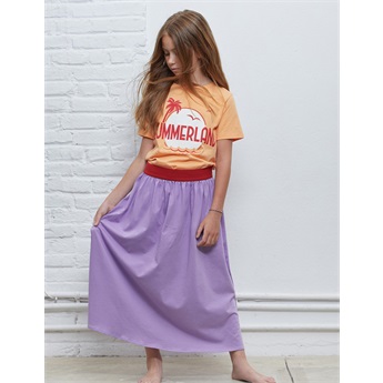 Long Skirt Jersey Purple