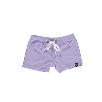 Lavender Ribbed Swimshorts UPF50+