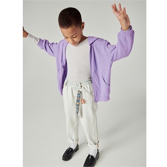 Son Zipped Hoodie Lavender