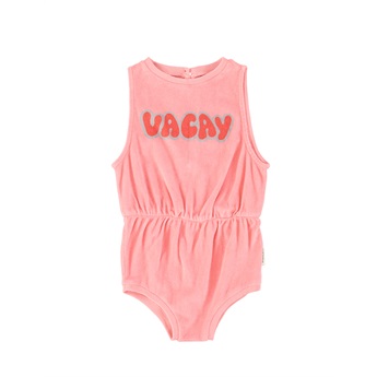 Vacay Printed Terry Playsuit