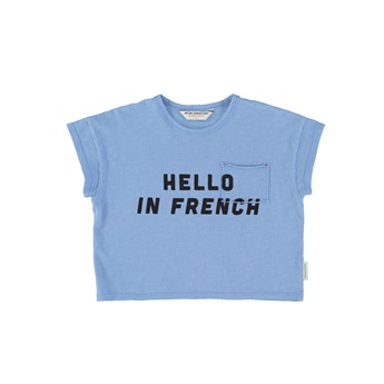 Bonjour T-Shirt Light Blue