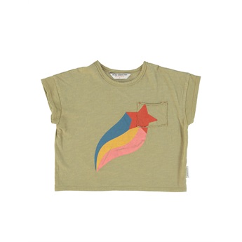 Rainbow Star Khaki T-Shirt