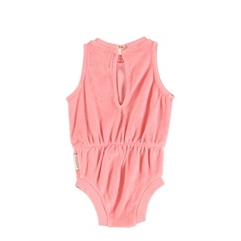 Baby Vacay Printed Terry Playsuit