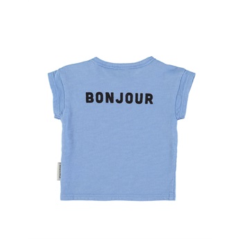 Baby Bonjour T-Shirt Light Blue