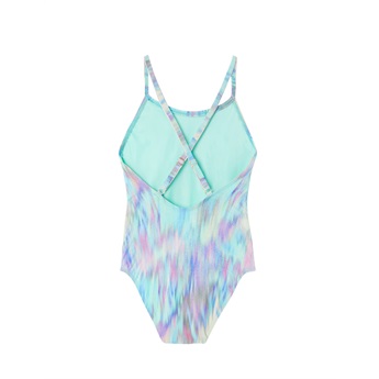 Lagoon Swimsuit Aqua Lurex