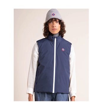 Opera Sleeveless Down Jacket Navy