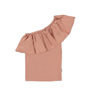 Rebecca One Shoulder Top - Muted Rose