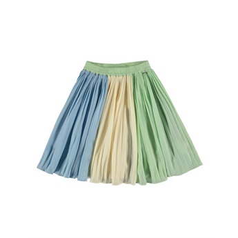 Bess Pleated Skirt - Pale Bear