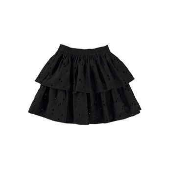 Brigitte Ruffles Skirt - Black