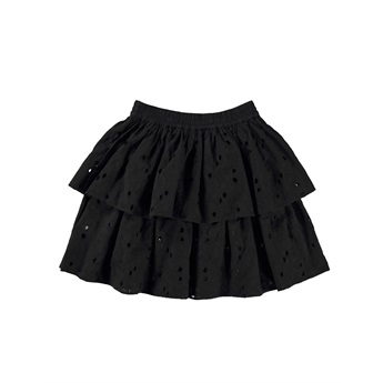 Brigitte Ruffles Skirt - Black