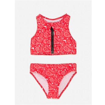 Girls Bikini - Red Bandana