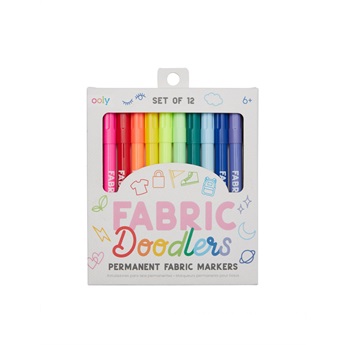Fabric Doodlers Markers - Set of 12