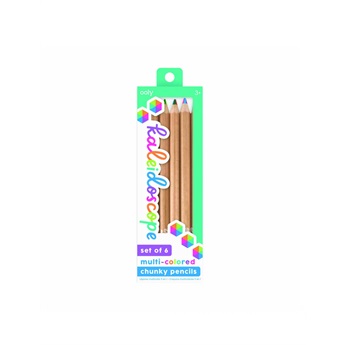 Kaleidoscope Multi Colored Pencils - Set of 6