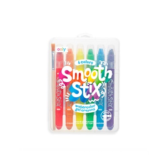 Smooth Stix Watercolor Gel Crayons - Set of 6