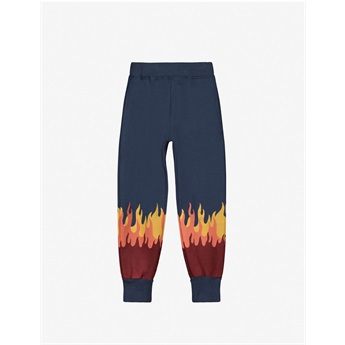 Flames Jogger Pants Navy