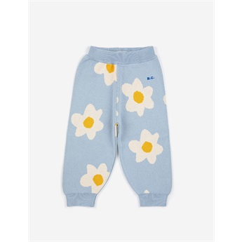 Baby Big Flower All Over Knitted Pants