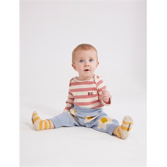 Baby Big Flower All Over Knitted Pants