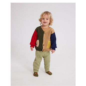 Baby Color Block Cardigan