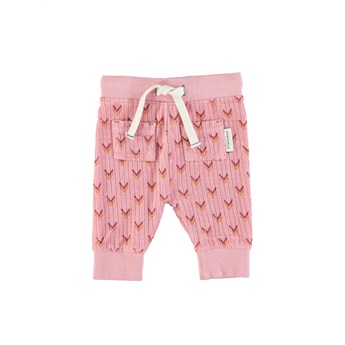 Baby Terry Trousers Pink Arrows