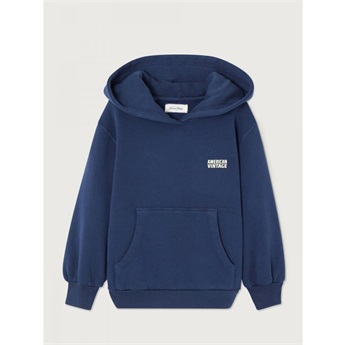 Izubird Hooded Sweatshirt Navy Vintage