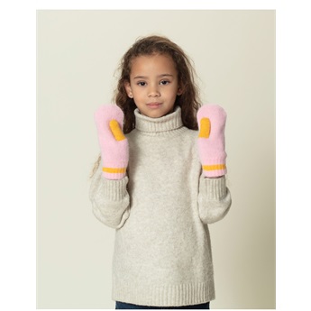 Cute Rabbit Mittens Fresh Blush Pink