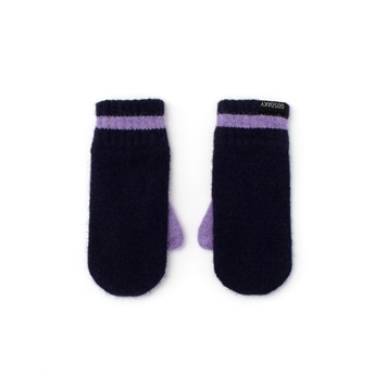 Cute Rabbit Mittens Deep Dark Blue