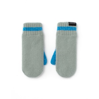 Cute Rabbit Mittens Soft Teal