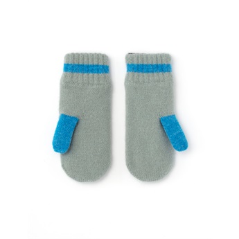 Cute Rabbit Mittens Soft Teal