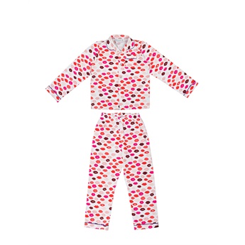 Preppy Pyjama Set Kiss Me Goodnight