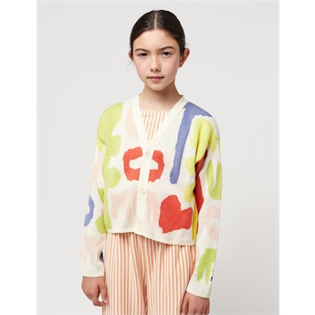 Carnival All Over Cropped Cardigan